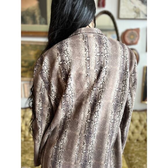 Marc New York Animal Print Faux Suede Soft Jacket Size XL - Picture 5 of 10